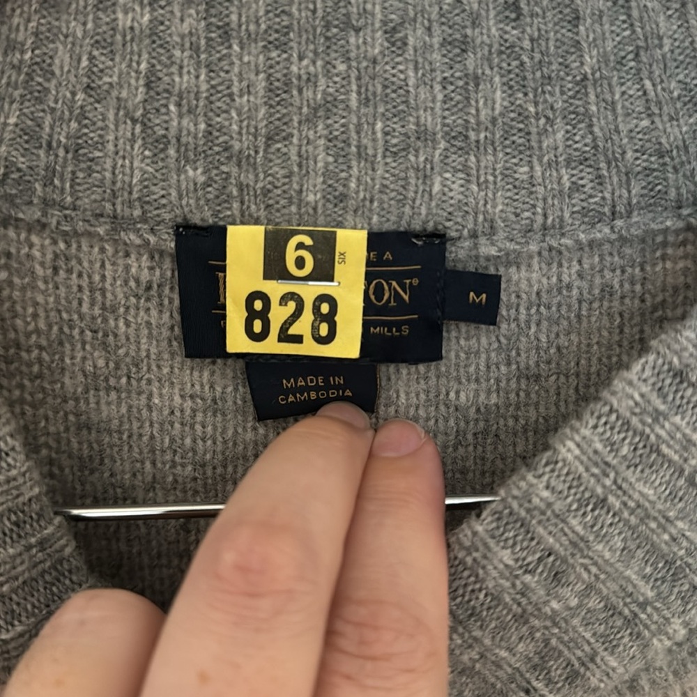 Pendleton Women's Windowpane Lambswool Sweater - image 3